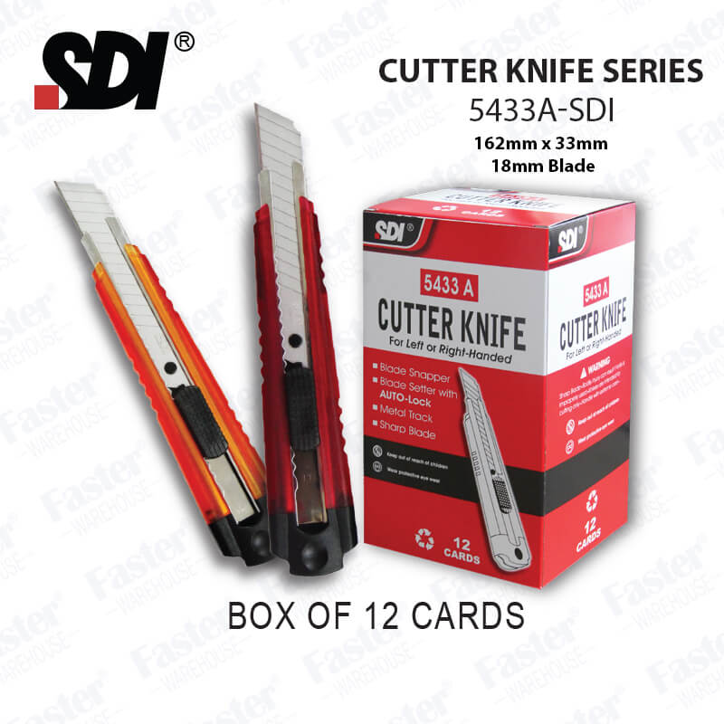 SDI 5433ASDI Cutter Knife In Sliding Card